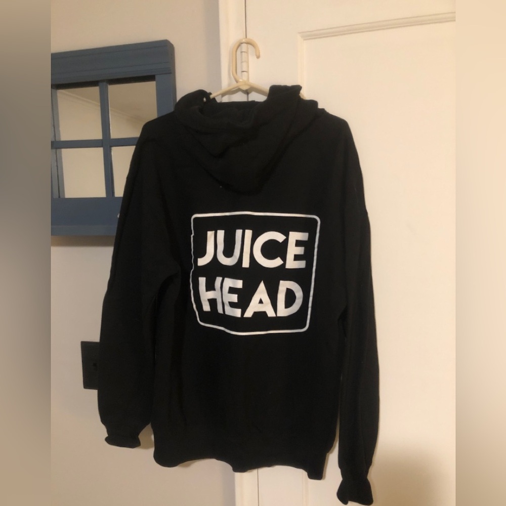 Juice Head Black Hoodie for Men